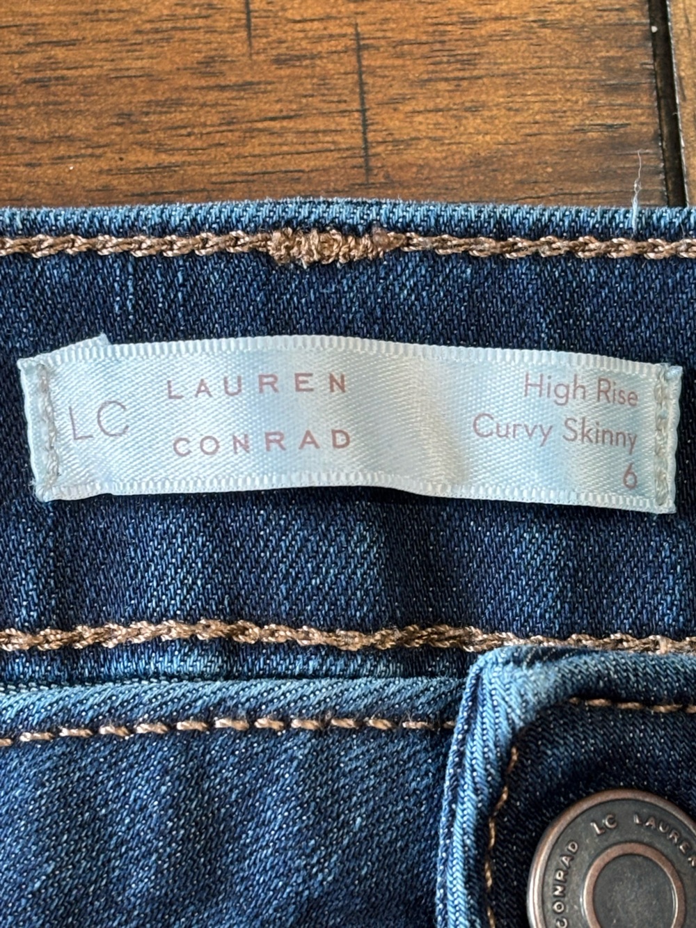 Lauren Conrad High-Rise Skinny Button-Fly Women's Jeans - Picture 6 of 6